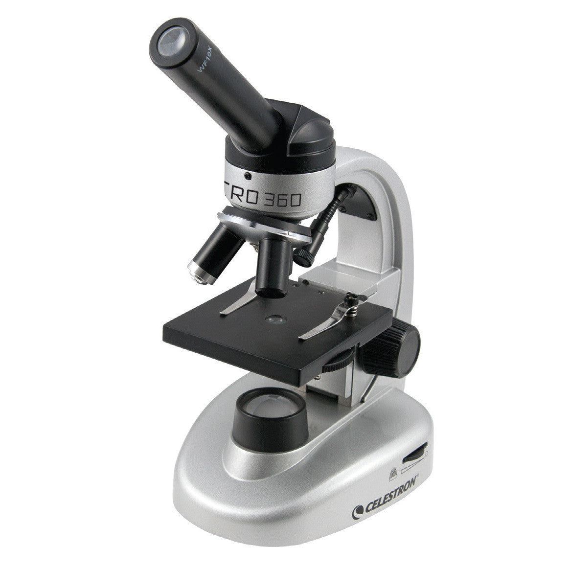 Celestron Micro360 Compound Microscope 44125 - Professional Lab & Educational Microscope for Students, Scientists & Hobbyists | Perfect for Classroom, Home & Laboratory Use