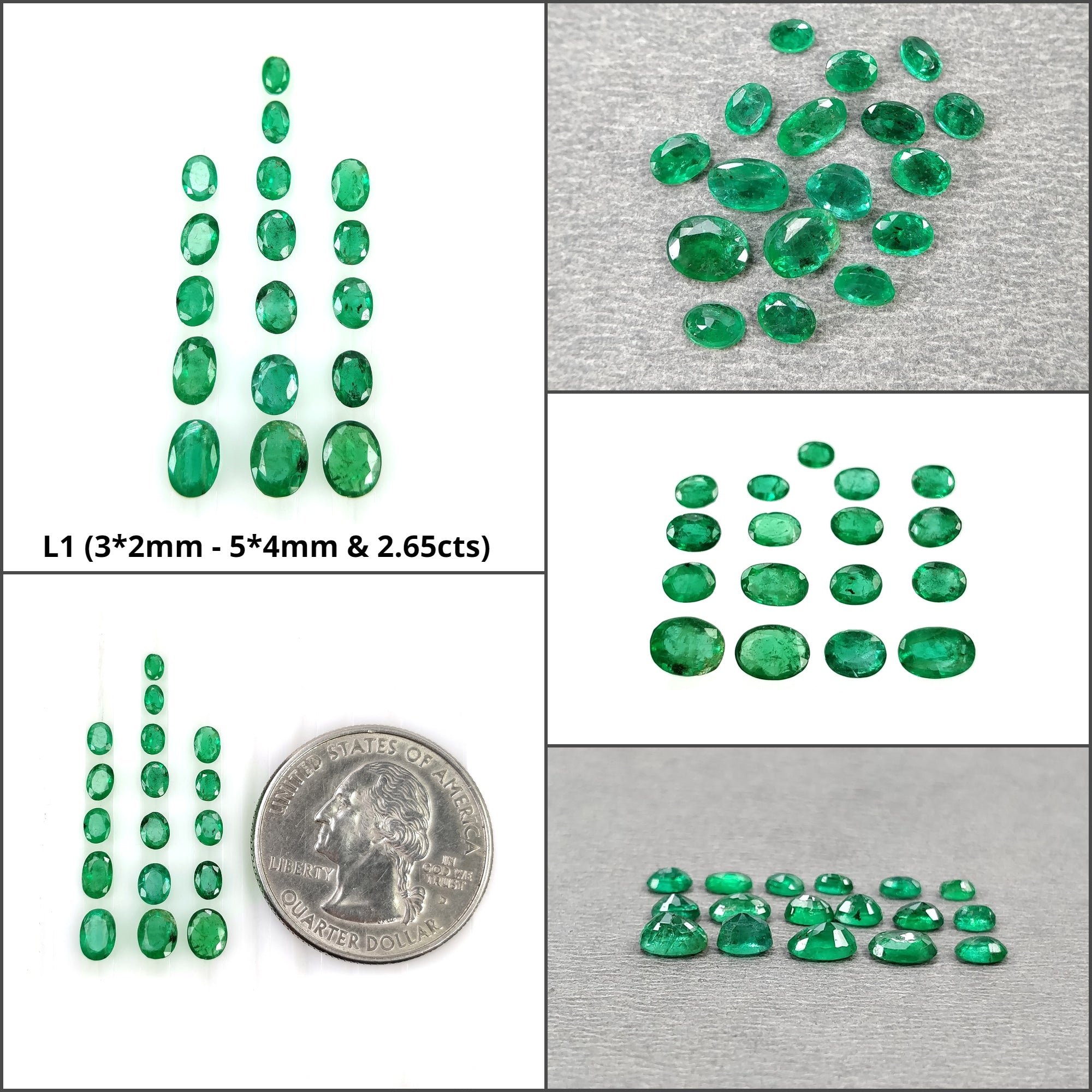 Natural Untreated Green Emerald Gemstone - Oval Cut for Rings, Necklaces & Jewelry Making | High-Quality Loose Emeralds for Engagement & Wedding Jewelry