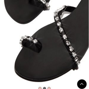 Black Diamond Sandals for Women - Elegant & Comfortable Summer Shoes for Beach, Wedding, and Casual Outings
