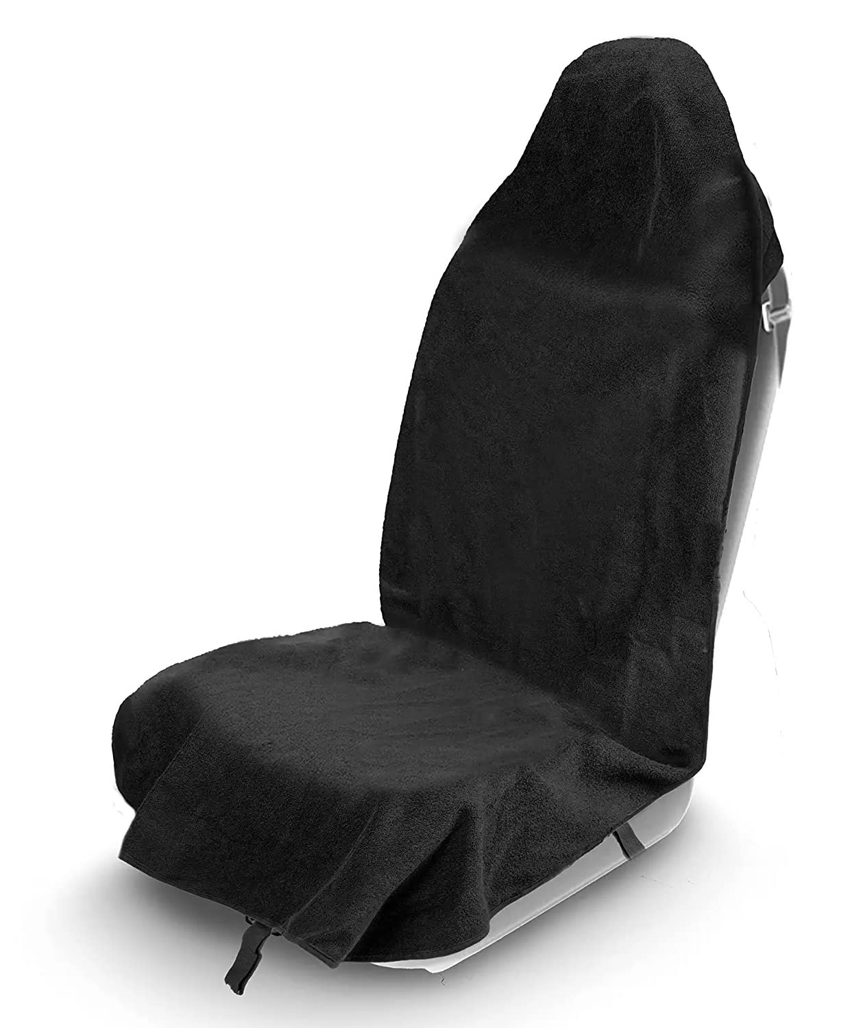 EcoNour Sweat Absorbing Car Seat Cover with Shoulder Pad | Washable & Waterproof Universal Seat Protector for Cars, Trucks, Vans & SUVs | Prevents Sweat, Food & Dirt Stains | Perfect for Gym, Swimming & Workout Sessions | Ideal for Commuting, Road Trips & Outdoor Activities