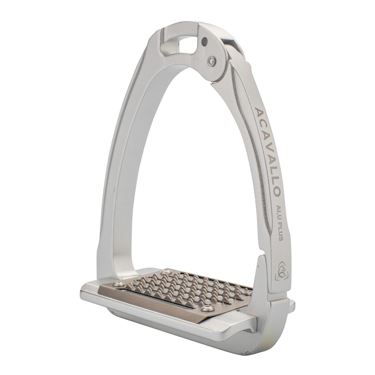 Acavallo Arena Aluplus Aluminum Stirrups 2.0 - Lightweight & Durable Equestrian Stirrups for Horse Riding, Jumping & Dressage