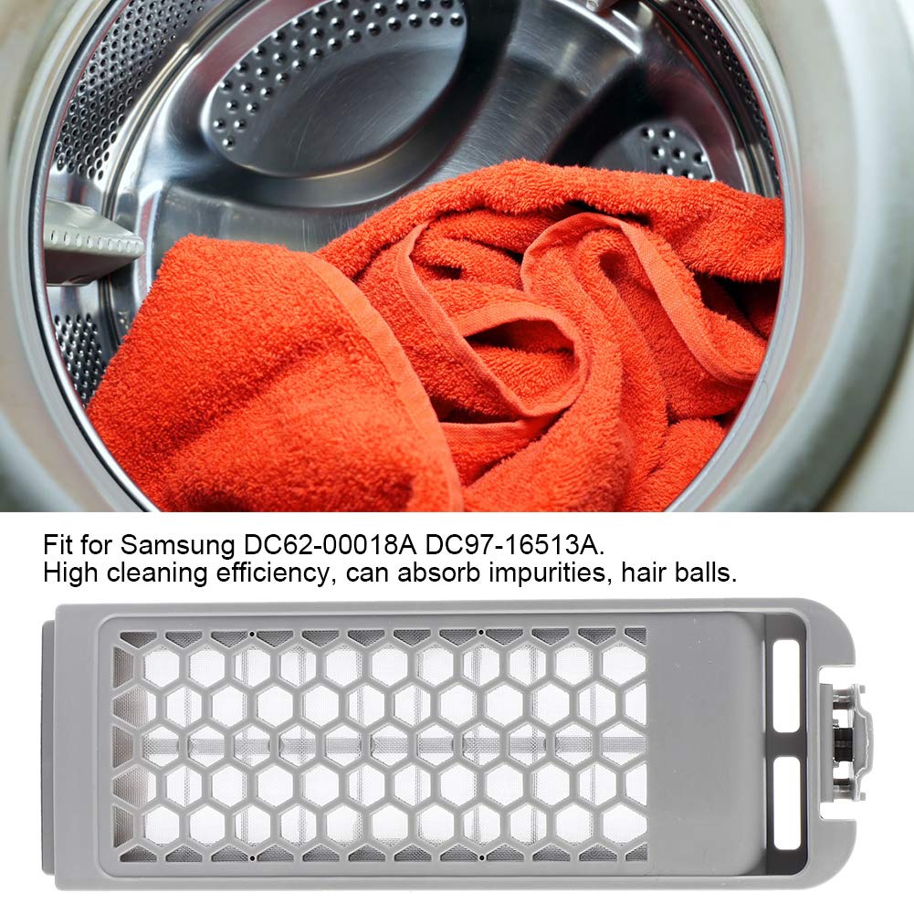 POCREATION Washing Machine Lint Filter Trap - Plastic Laundry Drain Filter Replacement for Samsung, LG, Whirlpool (Use for Clothes, Socks, Coins & Debris Protection)