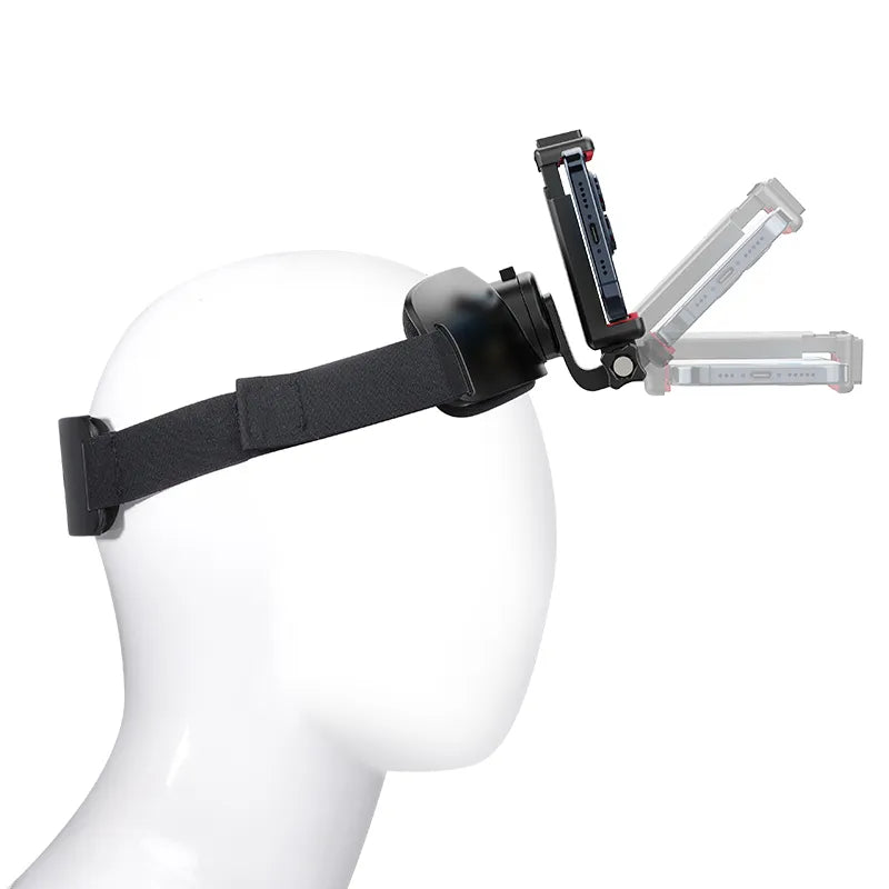 Ulanzi CM027 Go Quick II Head Strap Mount for GoPro, Action Camera & Smartphone - Adjustable & Secure Hands-Free Recording for Vlogging, Cycling, Hiking & Outdoor Adventures