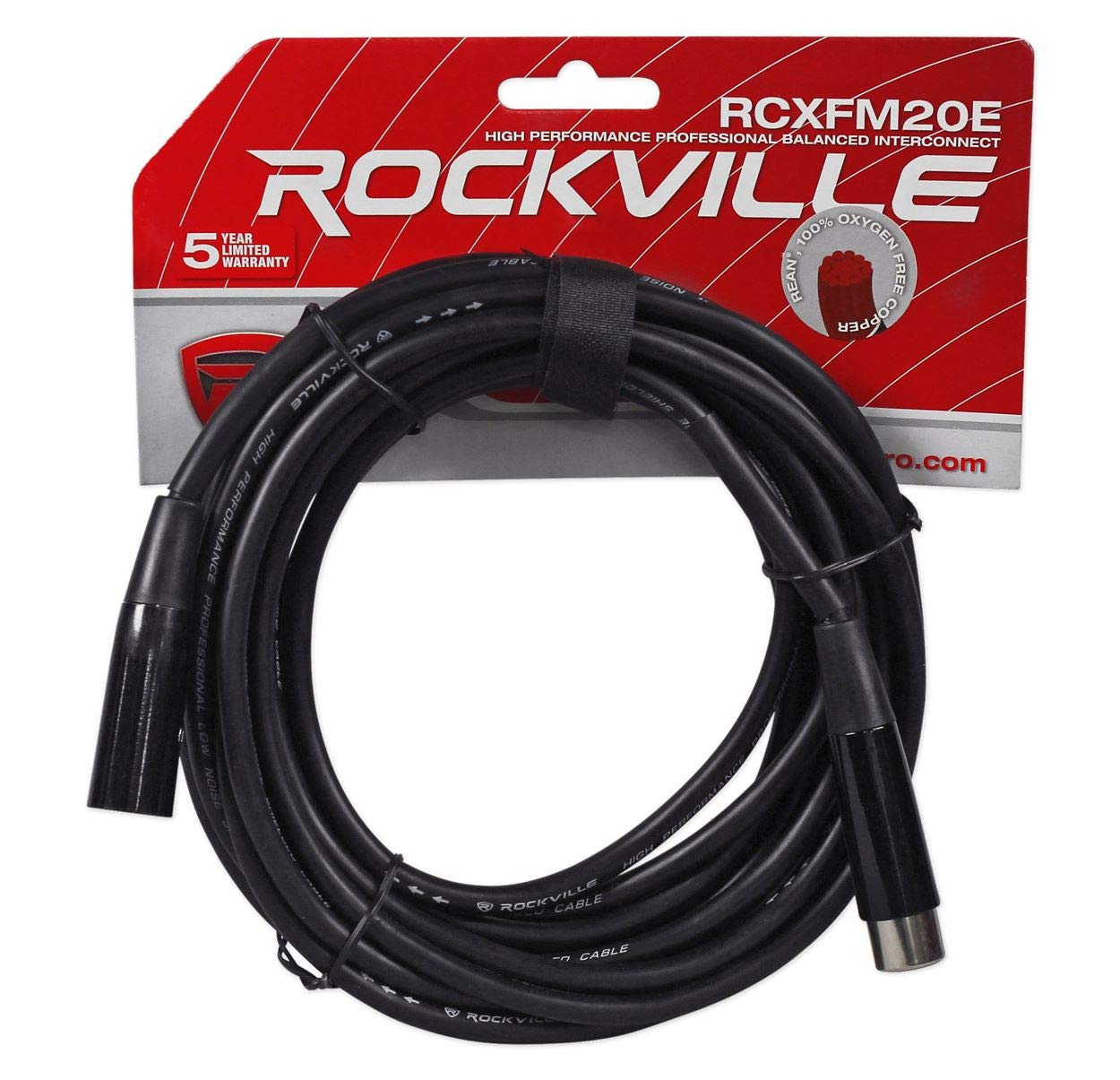 Rockville RMC-XLR Professional Metal Handheld Wired Microphone with XLR Cable - 3 Pack Bundle for Live Performances, Studio Recording & Karaoke