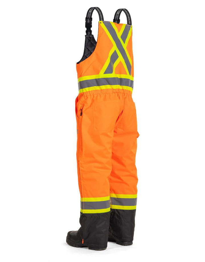 Forcefield Hi-Vis Winter Safety Overalls EN835R - High Visibility Workwear for Cold Weather Construction & Outdoor Jobs