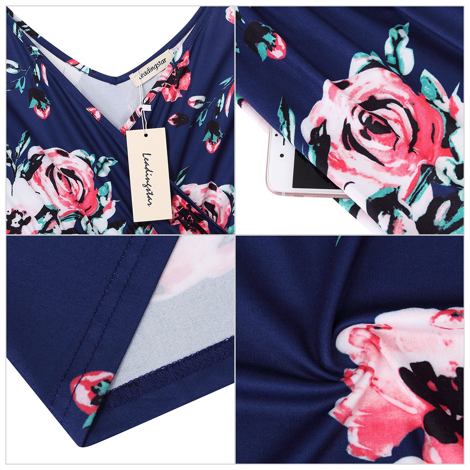 Women's Floral Hawaiian Maxi Dress with V-Neck & Adjustable Straps - Perfect for Beach Vacations, Summer Parties & Casual Outings