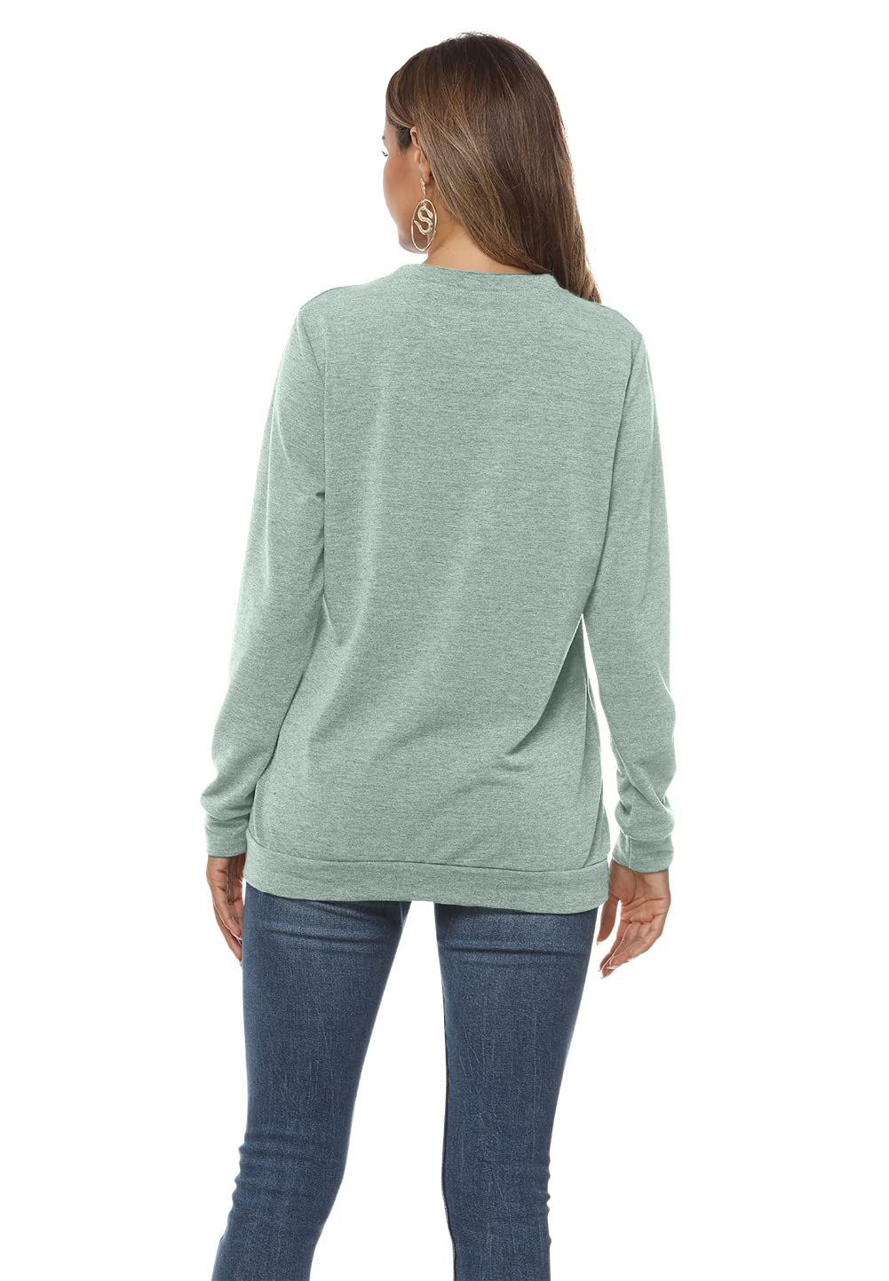 Women's Cat Mom Sweatshirt - Cute Cat Mama Long Sleeve Graphic T-Shirt Top | Perfect for Mother's Day, Cat Lovers & Casual Wear