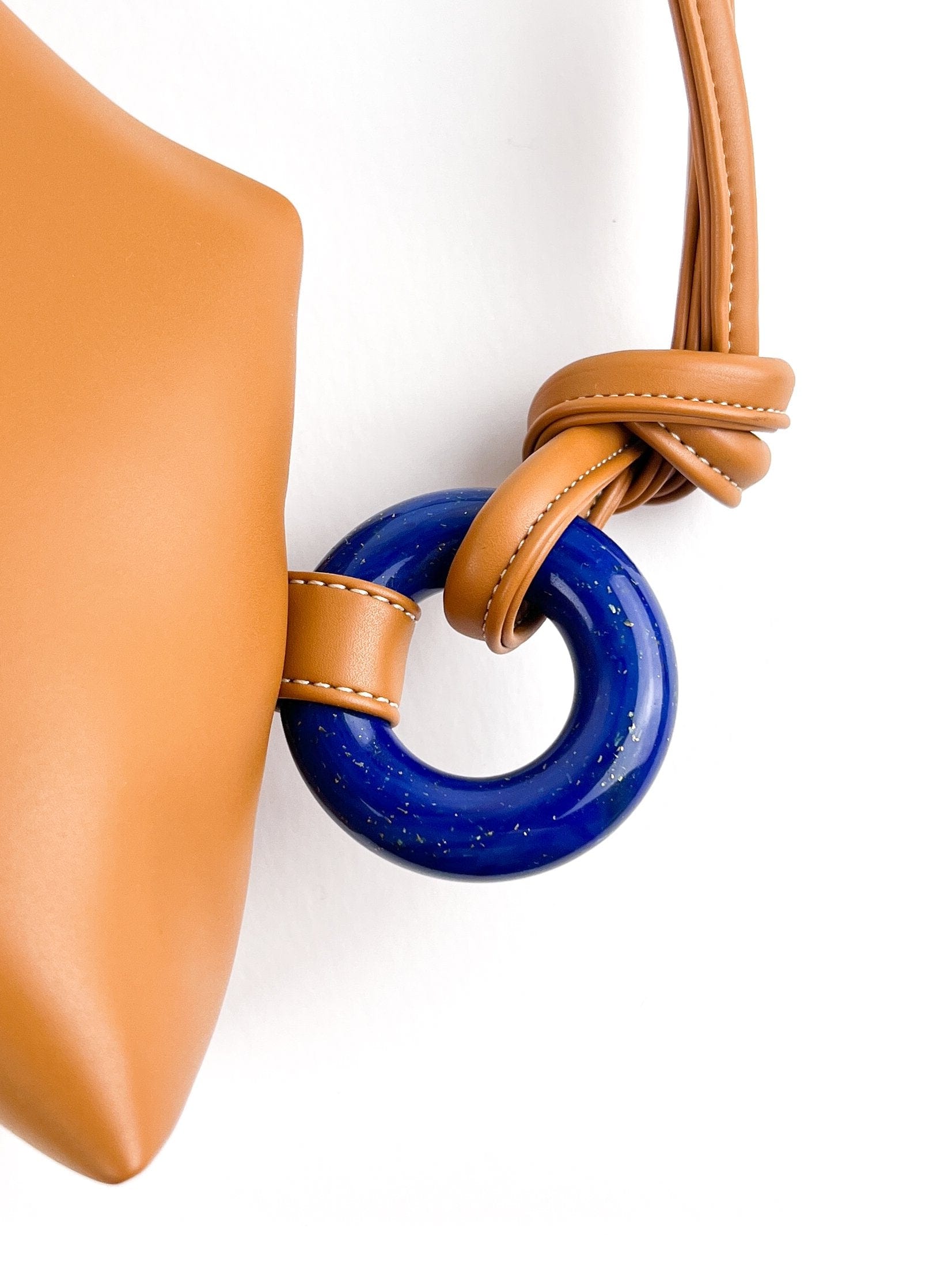 Vegan Leather Baguette Handbag for Women - Stylish Crossbody Ring Bag in Multiple Colors | Perfect for Work, Travel & Everyday Use