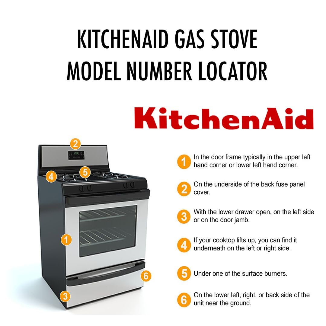 Premium Plus Stove Protectors for KitchenAid Gas Range Model KSDG950ESS3 | Custom Cut Non-Slip Stove Liner | Heat & Scratch Resistant | Easy to Clean | Made in USA | Perfect for Cooking, Baking & Kitchen Safety