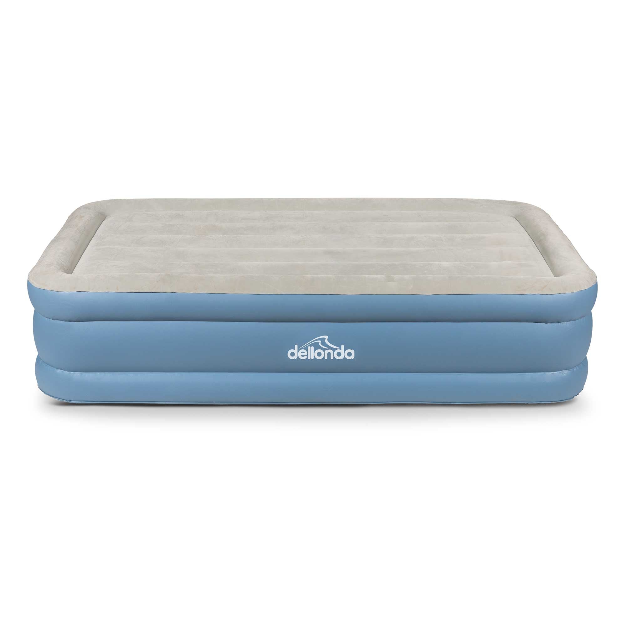 Inflatable Air Mattress with Built-in Electric Pump - Single High Raised Air Bed for Camping & Guest Use, Includes Carry Bag (Model DL146) - Perfect for Outdoor Adventures & Home Sleepovers