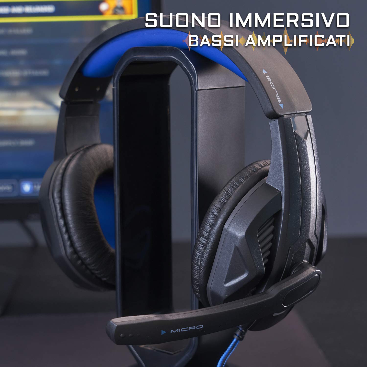 G-LAB Combo ARGON E 4-in-1 Gaming Bundle - Backlit Italian Gaming Keyboard, 3200 DPI Gaming Mouse, Gaming Headset, Anti-Slip Mouse Pad - Compatible with PC, Mac, PS4, PS5, Xbox - Perfect for Esports, Streaming & Professional Gaming