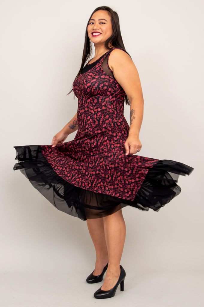Danube Floral Print Bamboo Dress - Breathable & Comfortable Summer Dress for Women - Perfect for Beach Vacations, Outdoor Parties & Casual Wear