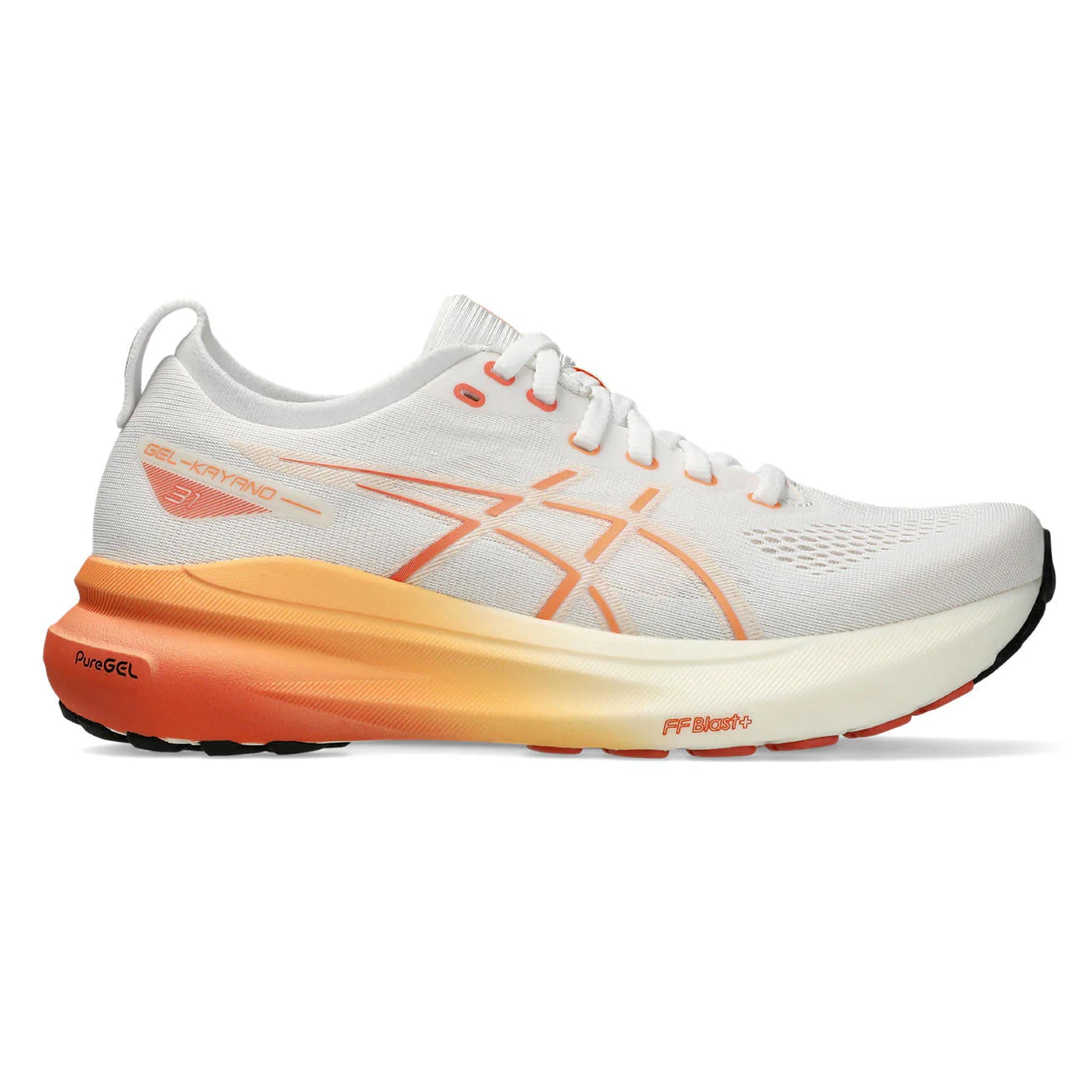 White / Faded Orange