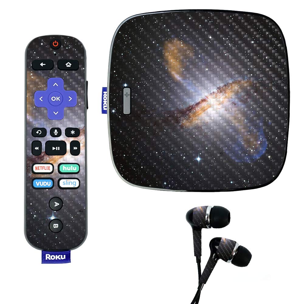 Carbon Fiber Skin for Roku Ultra - Durable Protective Cover for Home Entertainment