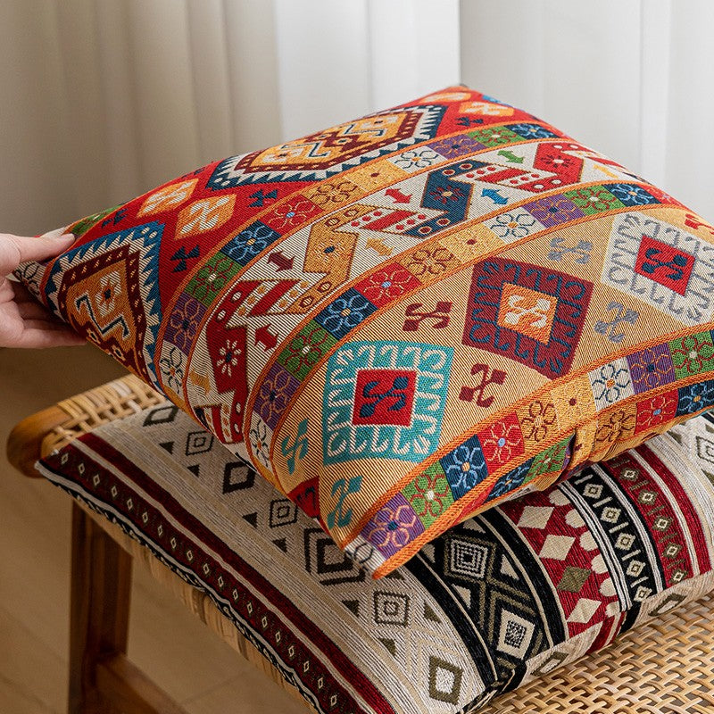 Extra Large Decorative Throw Pillows for Sofa & Bedroom - Modern Geometric Chenille Pillow Covers - Bohemian Style Home Decor - Perfect for Living Room, Bed, Couch & Nursery Decorations
