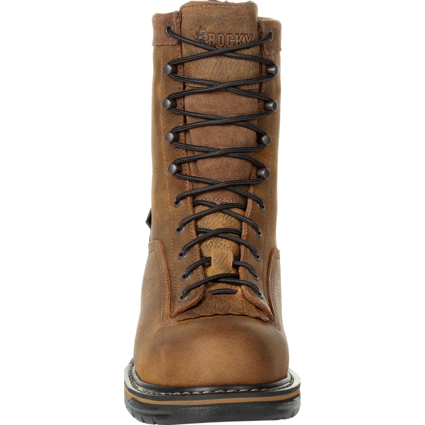 ROCKY IronClad Waterproof Work Boots for Men - Steel Toe Safety Shoes with Slip Resistance, Comfortable for Construction, Hiking & Outdoor Work