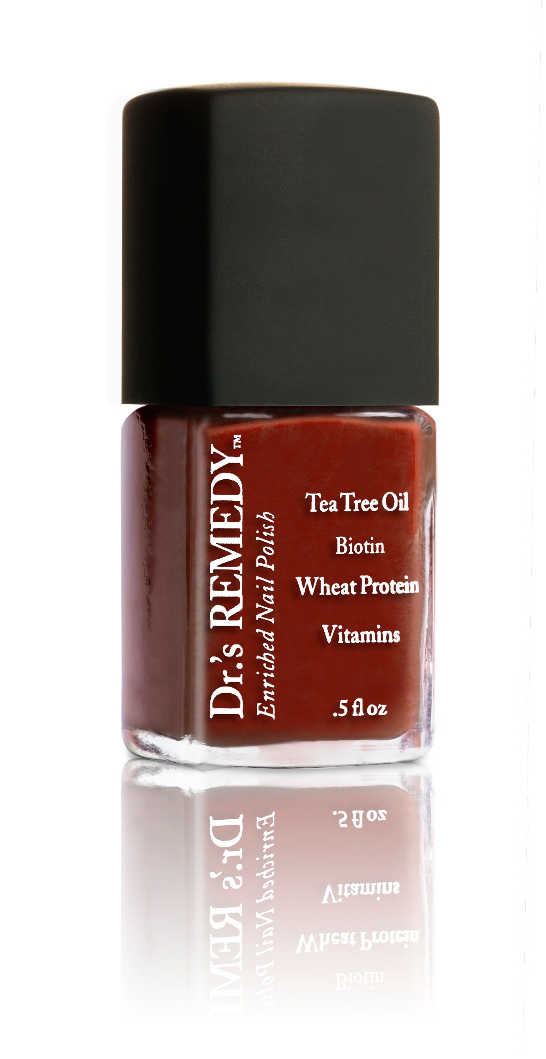 Dr.'s Remedy RELIABLE Rustic Red Nail Polish - 0.5 fl oz Vegan & Non-Toxic Formula for Healthy Nails - Perfect for Manicures, Pedicures & Special Occasions