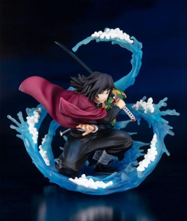 Figuarts Zero Demon Slayer: Kimetsu no Yaiba Giyu Tomioka Water Breathing Version Anime Action Figure Statue - Perfect for Anime Collectors, Home Decor, and Gift Giving
