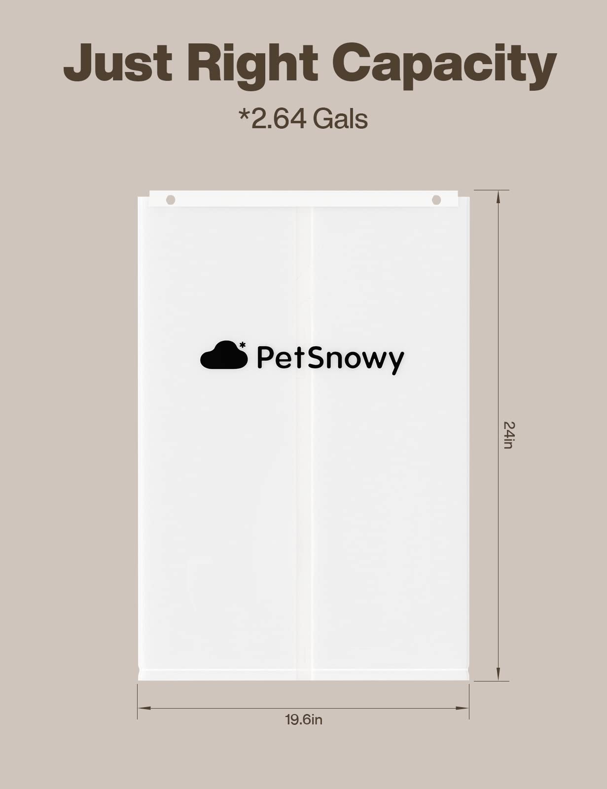 SNOW+ Self-Sealing Cat Litter Box Liners - 60 Pack Waste Drawer Bags for Automatic Litter Boxes | Odor Control & Easy Cleanup | Perfect for Tidy Cats & Multi-Cat Homes