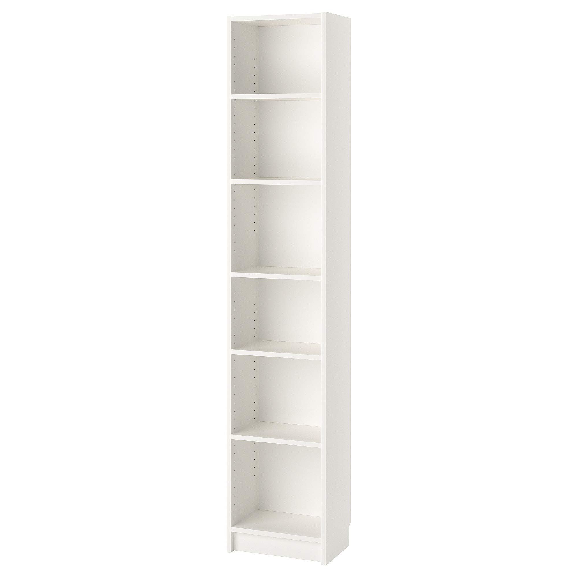 IKEA Billy Bookcase - White Bookshelf with Adjustable Shelves for Home Office, Living Room & Bedroom Storage & Organization