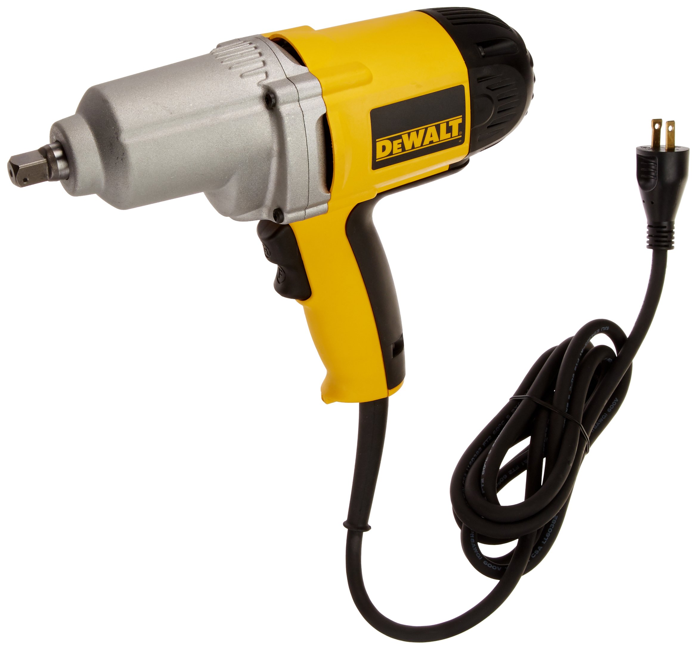 DEWALT 7.5-Amp 1/2-Inch Impact Wrench with Detent Pin Anvil - Heavy Duty Power Tool for Automotive Repair, Construction & DIY Projects (Model DW292K)