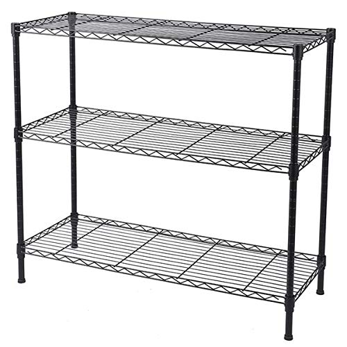 3-Tier Shelf Tower Closet Storage Organizer - Space-Saving Shelf Organizer for Bedroom, Bathroom & Office - Perfect for Storing Shoes, Books, Cosmetics & More