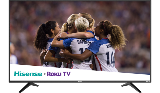 Hisense 55 Inch R6000E Series 4K Ultra HD Smart LED TV with Roku OS - Perfect for Living Room Entertainment & Home Theater Setup