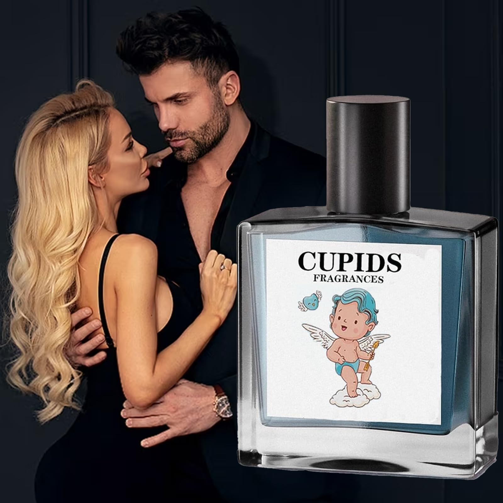 100% Cupids 2.0 Cologne for Men - Hypnosis 2.0 Pheromone Cologne (1pc) - Attract Women & Boost Confidence - Perfect for Dates, Clubs & Special Occasions