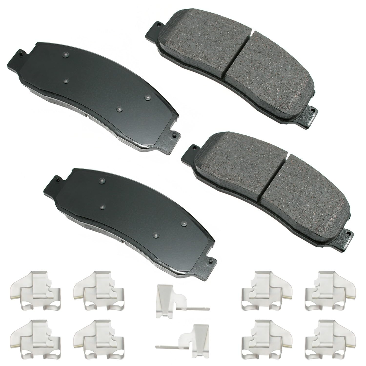 Akebono Ultra-Premium Ceramic Front Disc Brake Pads - Low Noise & Dust-Free Performance for Cars, Trucks & SUVs | Perfect for Daily Commute & Highway Driving