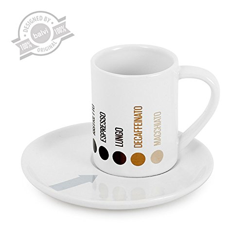 4-Pack Ceramic Espresso Cups for Barista & Coffee Lovers - Perfect for Home Brewing, Cafes & Gifts