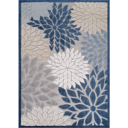 Floral - Blue
