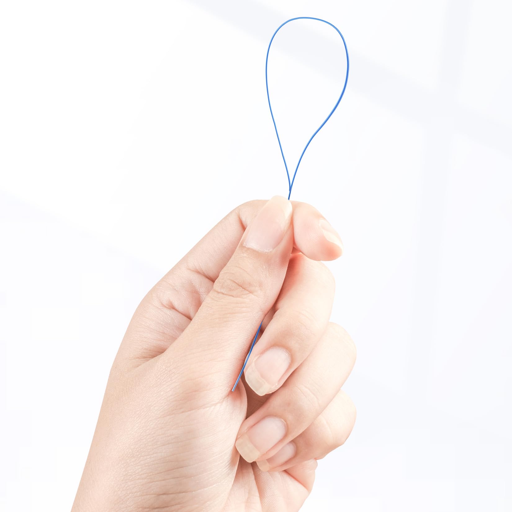 Bopika Dental Floss Threaders for Braces, Bridges & Implants - 100 Pack | Orthodontic Flossers for Tight Teeth Gaps | Essential Oral Care for Braces Wearers & Dental Work