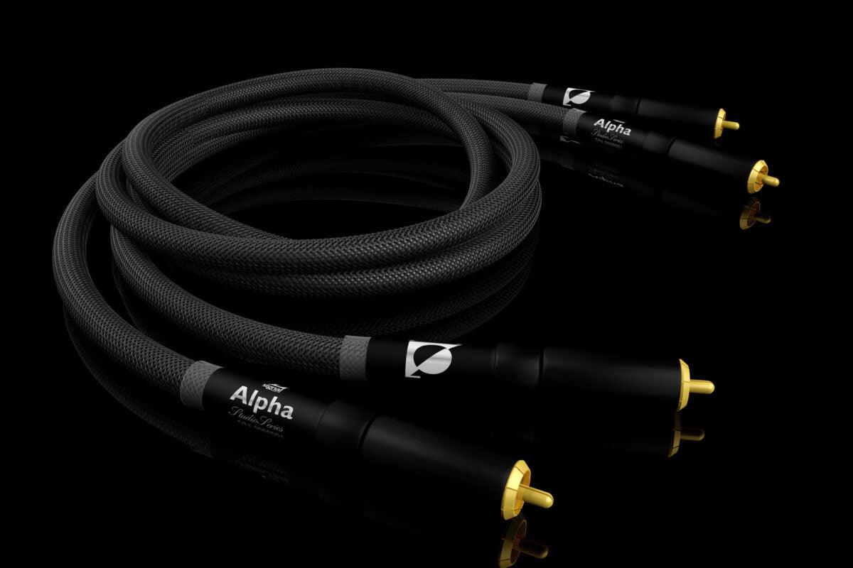 Premium RCA Audio Cable - Signal Projects Alpha Interconnect for Hi-Fi Systems, Home Theater & Studio Equipment | High-Quality Stereo Connection for Turntables, Amplifiers & Speakers