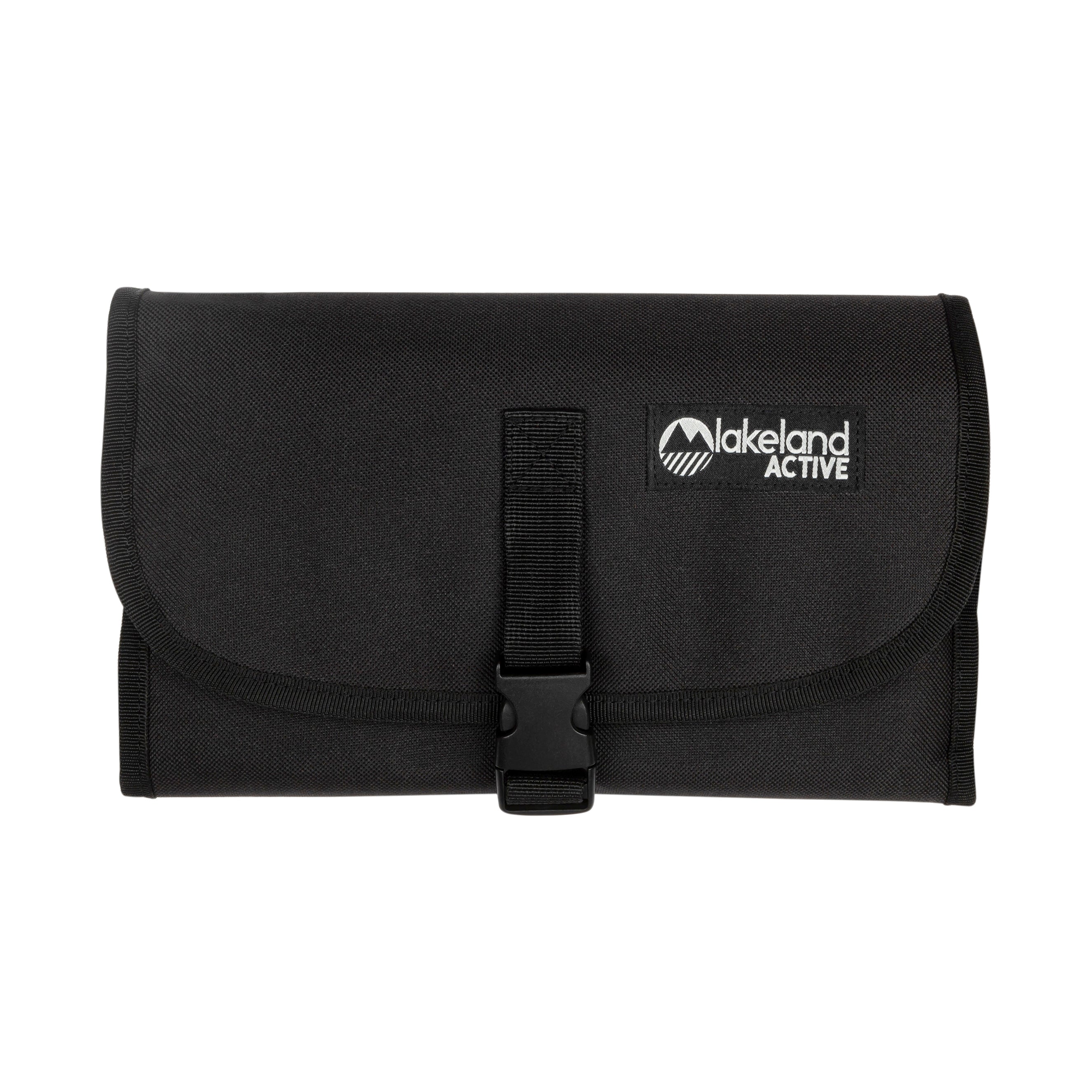 Eskdale Foldable Hanging Travel Toiletry Bag - Waterproof Cosmetic Organizer for Bathroom, Camping & Airplane Travel - Perfect for Toiletries, Makeup & Shower Essentials