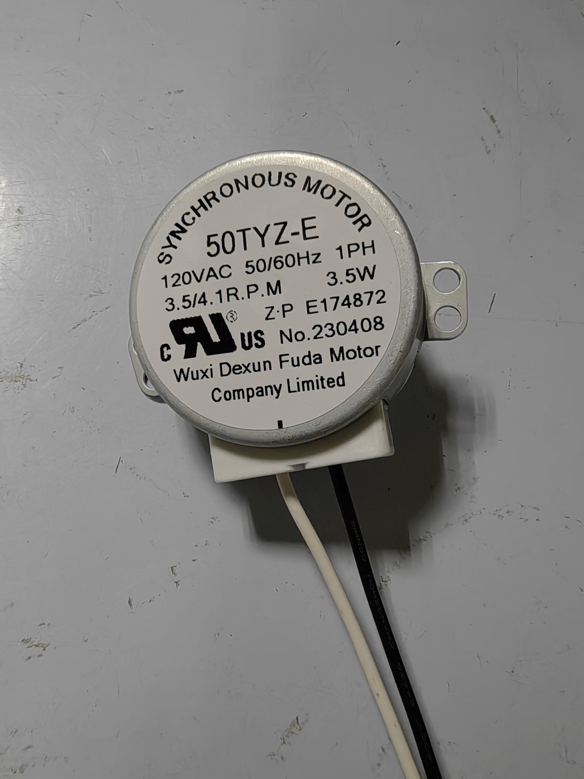 NUHFUFA 50TYZ-E 110V-120V Synchronous Motor Replacement for Commercial & Household Ice Makers - Compatible with Various Ice Machine Models, Perfect for Restaurant, Bar, and Home Use