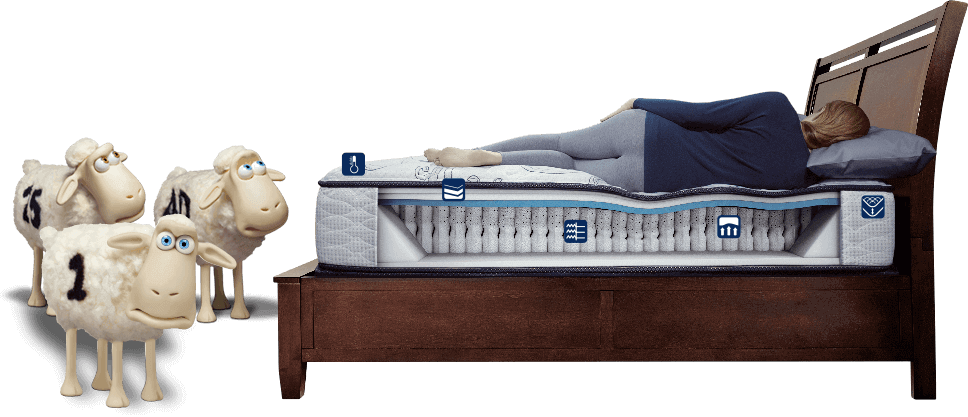 Serta Queen Size Pillow - Premium Comfort for Side, Back & Stomach Sleepers - Perfect for Bedroom, Guest Room & Travel
