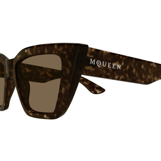 Alexander McQueen AM0507S Designer Sunglasses for Women & Men - UV Protection, Luxury Fashion Eyewear for Outdoor, Travel & Daily Wear