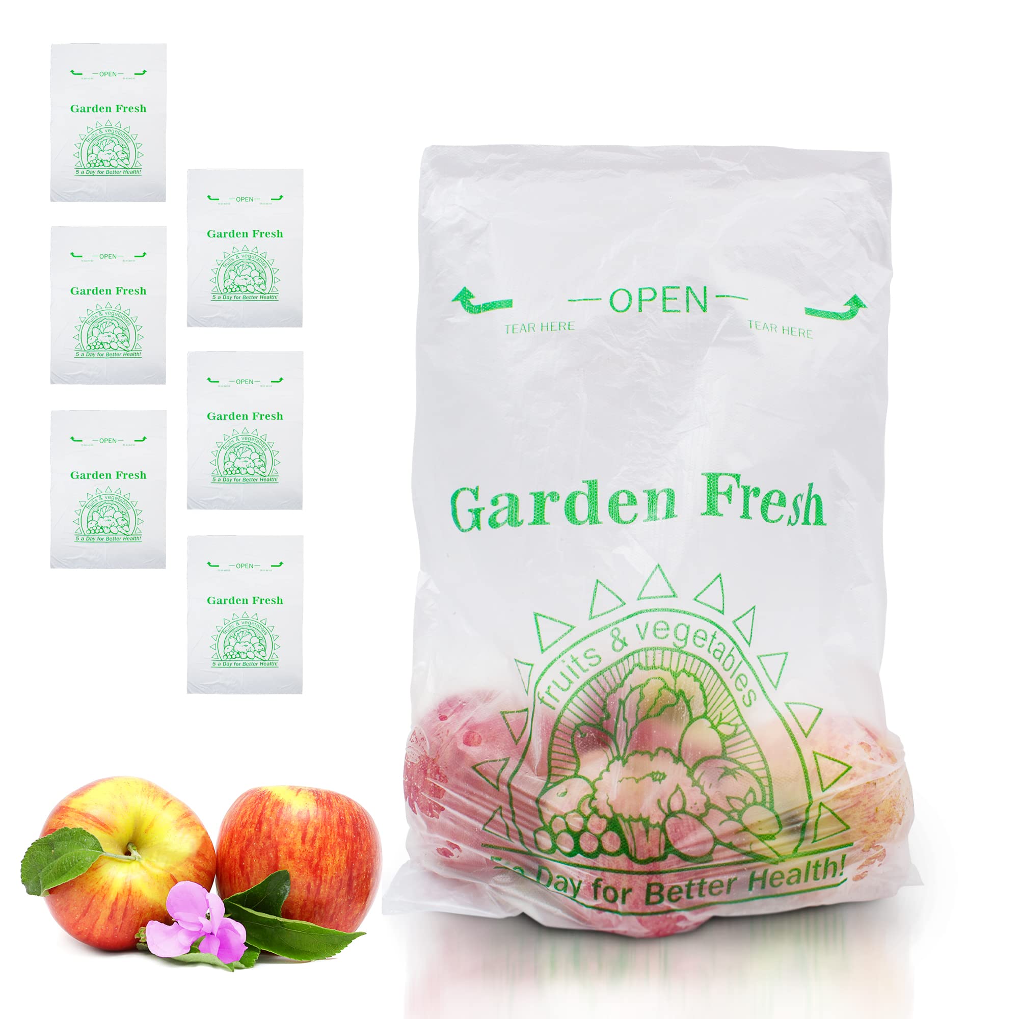 APQ Food Plastic Produce Bags Roll 12