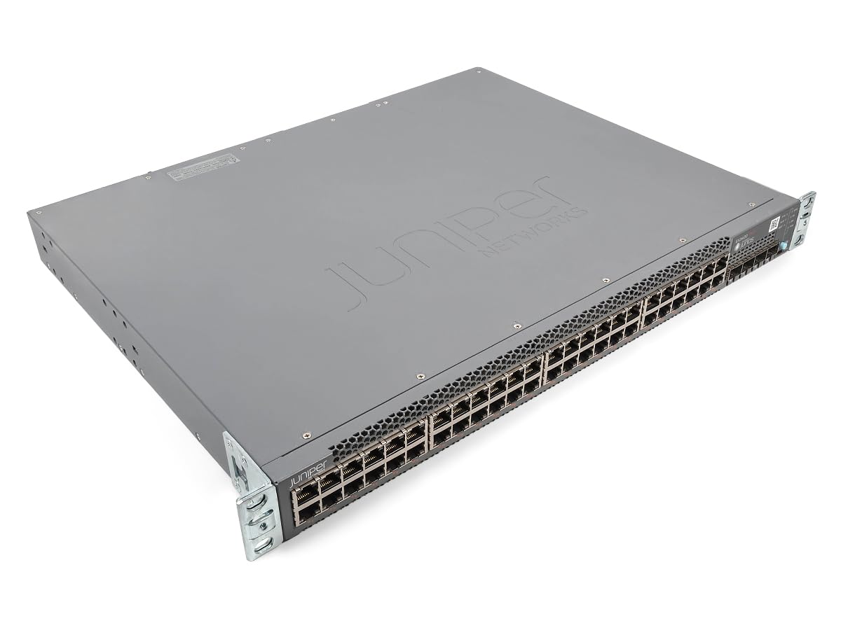 Juniper EX3400-48P 48-Port PoE Ethernet Switch | Certified Refurbished | Ideal for Business Networks, Data Centers & Office IT Infrastructure
