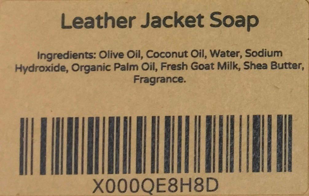 Yankee Traders All Natural Handmade Goat Milk Soap for Men - 2 Pack Organic Leather Jacket Scented Bar Soap - Perfect for Gifts, Travel & Daily Skincare Routine