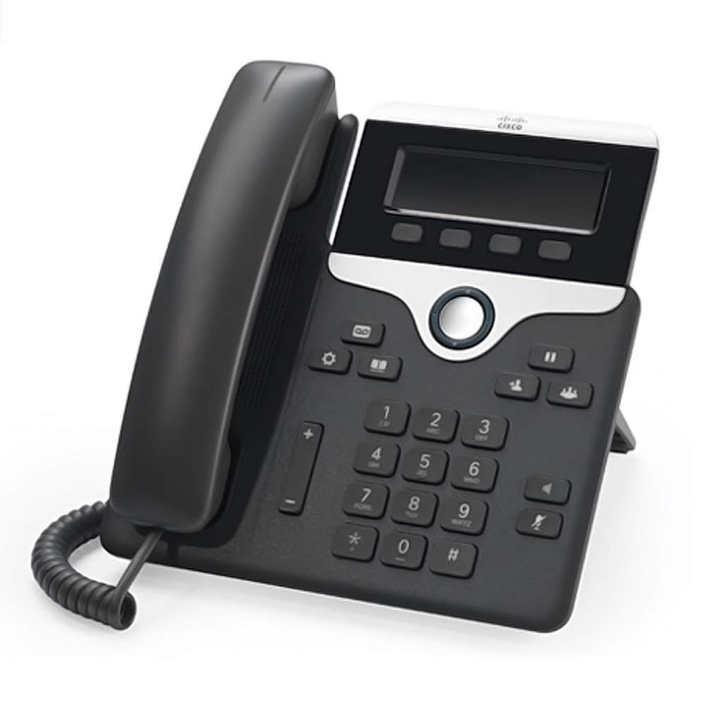 Cisco CP-7811-K9 UC Phone 7811 VoIP Business IP Phone with HD Voice, Power over Ethernet (PoE) - Ideal for Office Communications & Remote Work