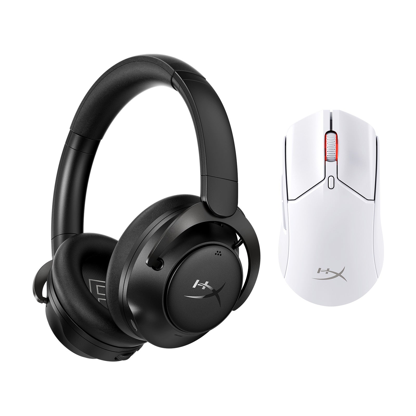 HyperX Cloud MIX 2 Wireless Gaming Headset & Pulsefire Haste 2 Core Wireless Mouse Bundle - Perfect for PC, PS5, Xbox Gaming & Streaming