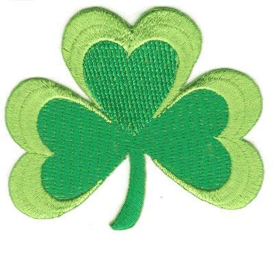 Shamrock Iron-on Embroidered Patch for Jackets, Hats & Bags - Irish Clover Applique for DIY Crafts & Costumes - Perfect for St. Patrick's Day & Celtic Pride