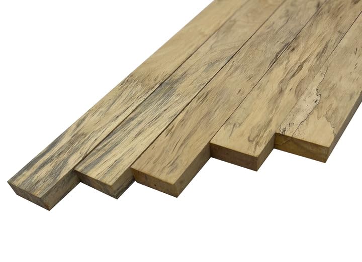 Premium Spalted Tamarind Wood Cutting Boards - Pack of 5, 3/4