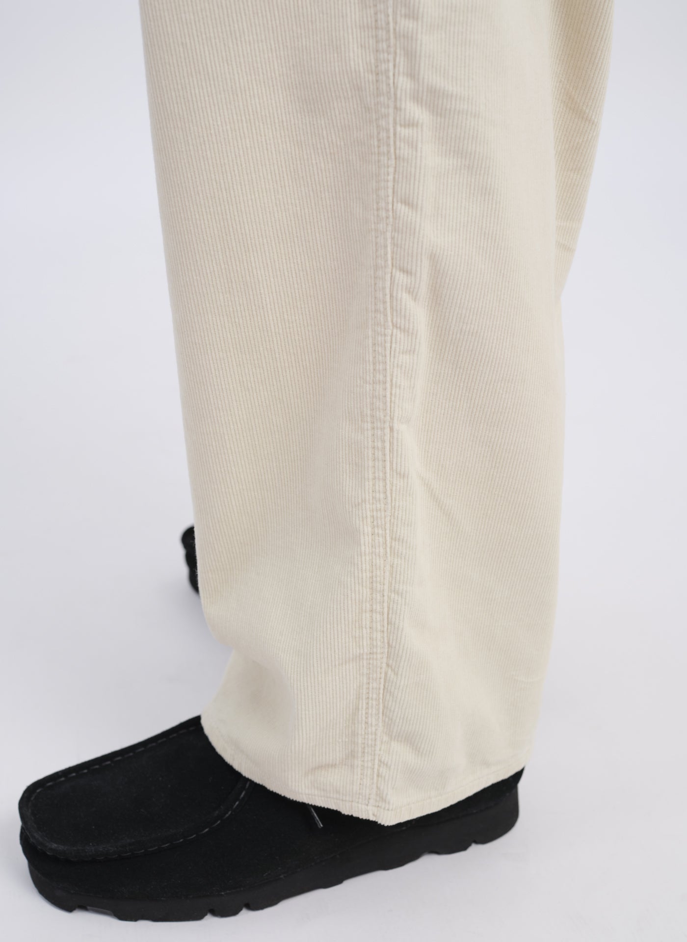 14W Corduroy Wide Tapered Baker Pants for Women - Comfortable High Waisted Casual Trousers for Work, Office & Everyday Wear