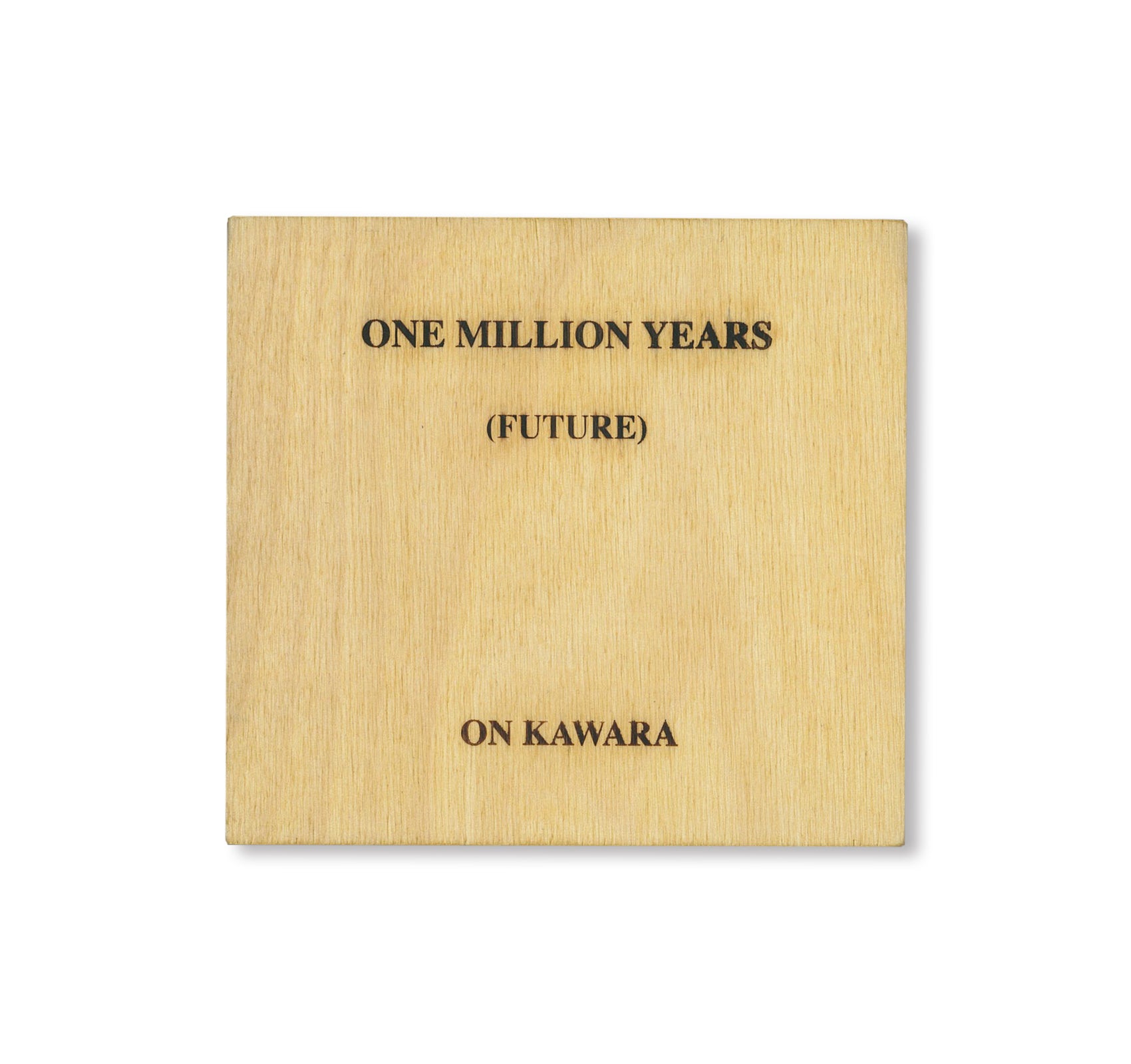 ONE MILLION YEARS (PAST & FUTURE) by On Kawara - Conceptual Art Book for Collectors & History Enthusiasts - Perfect for Modern Art Exhibitions & Academic Research