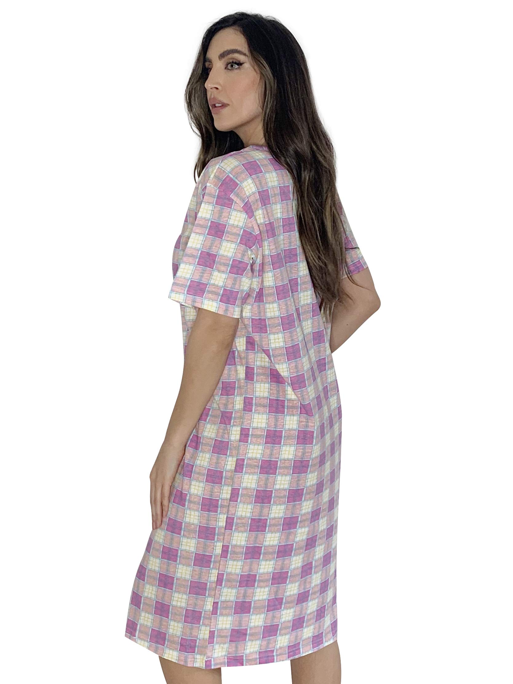 Just Love Women's Short Sleeve Nightgown - Soft Sleep Dress for Comfortable Nights | Perfect for Summer, Lounge Wear & Relaxing at Home