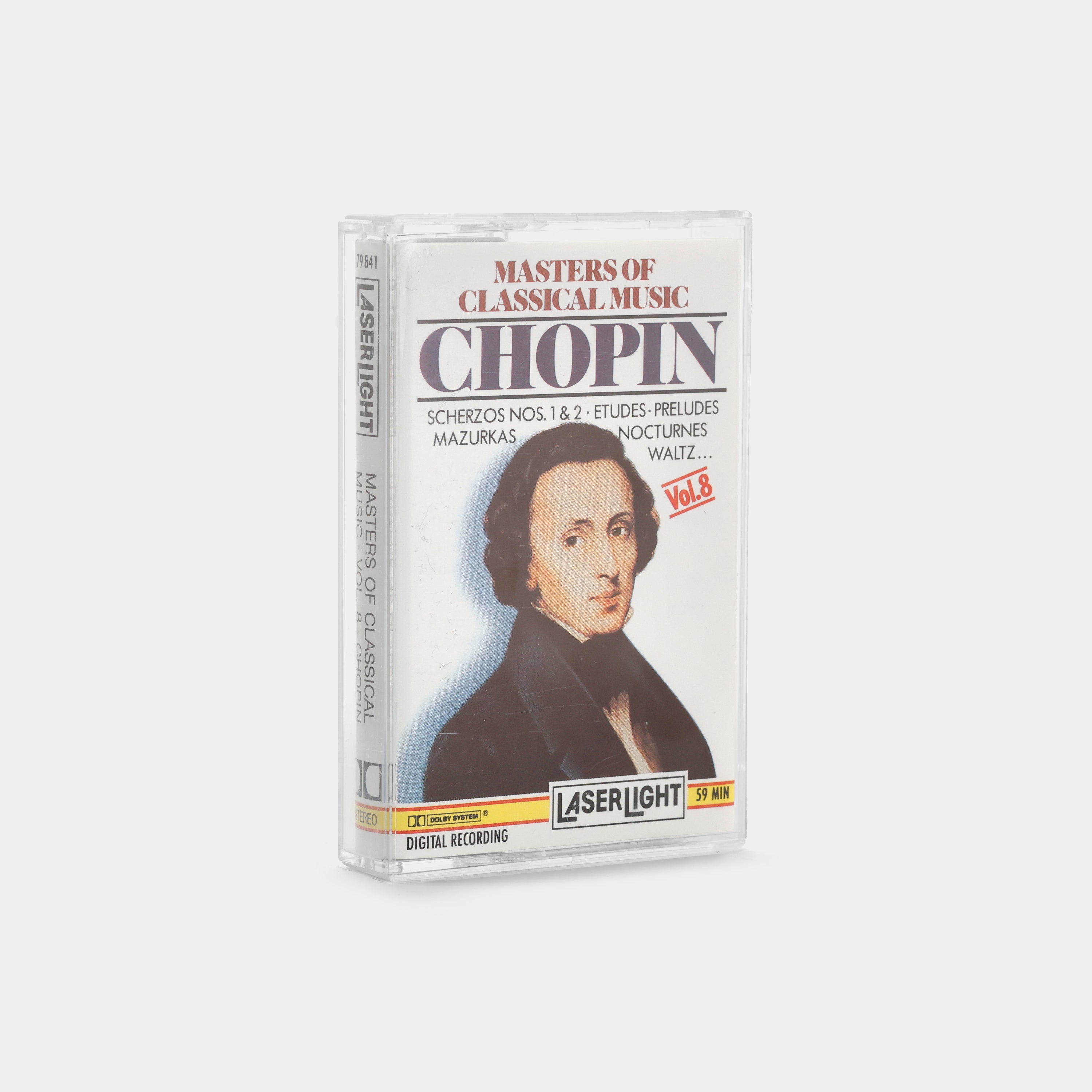 Chopin Masters Of Classical Music Vol.8: Romantic Piano Works Cassette Tape for Relaxation, Study & Elegant Home Decor
