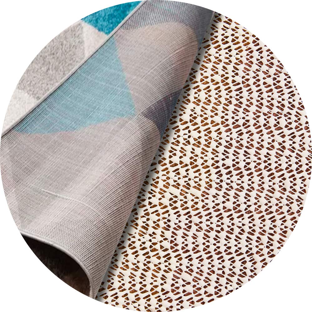 Non-Slip Round Rug Pad 8' for Hardwood Floors | Rose Home Fashion Anti-Skid Rug Underlay | Perfect for Living Room, Bedroom & High Traffic Areas