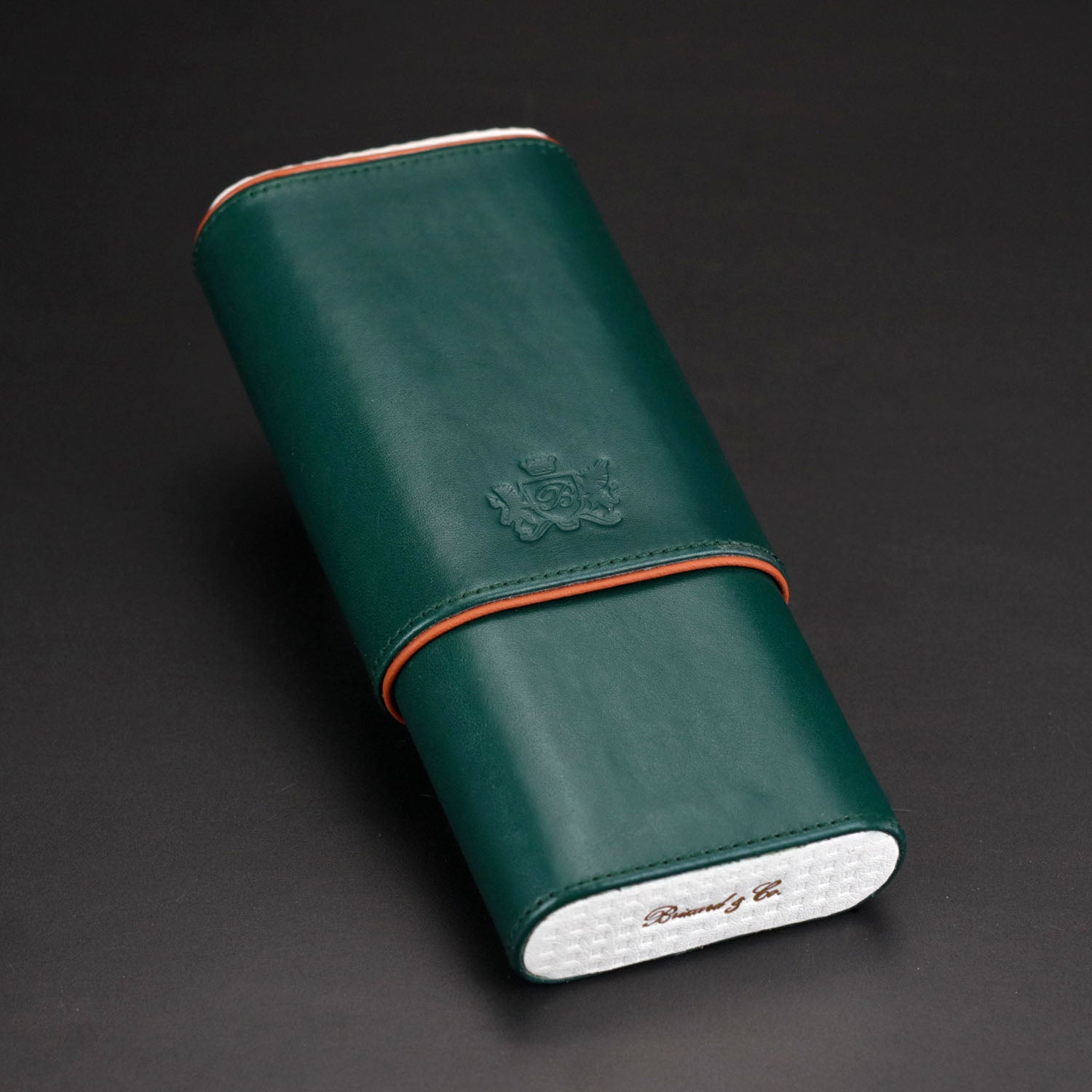 Brizard & Co Showband 3 Limited Edition Augusta Cigar Case - Premium Leather Cigar Holder for Men | Perfect for Travel, Gifts & Special Occasions